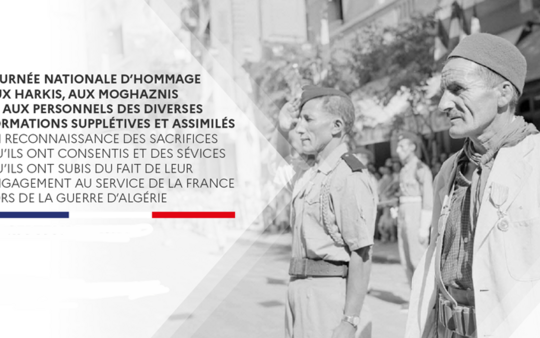 25 septembre 2023 : Journée nationale d'hommage aux harkis
